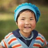 Little girl in Tasma, Kyrgyzstan